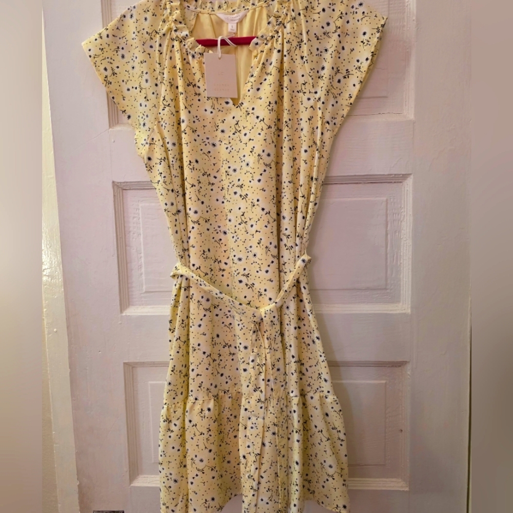 LC Lauren Conrad Flowered MidiDress, NWT, Sz S